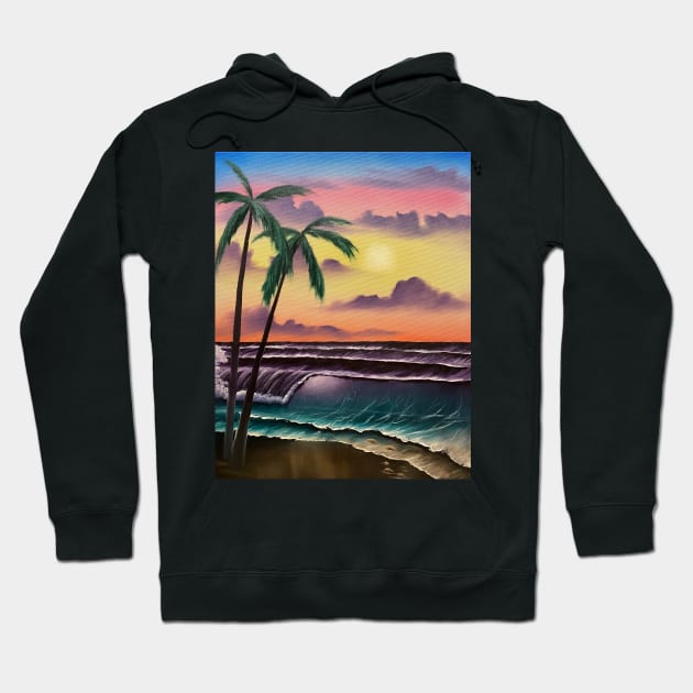 Tropical Beach Hoodie by J&S mason